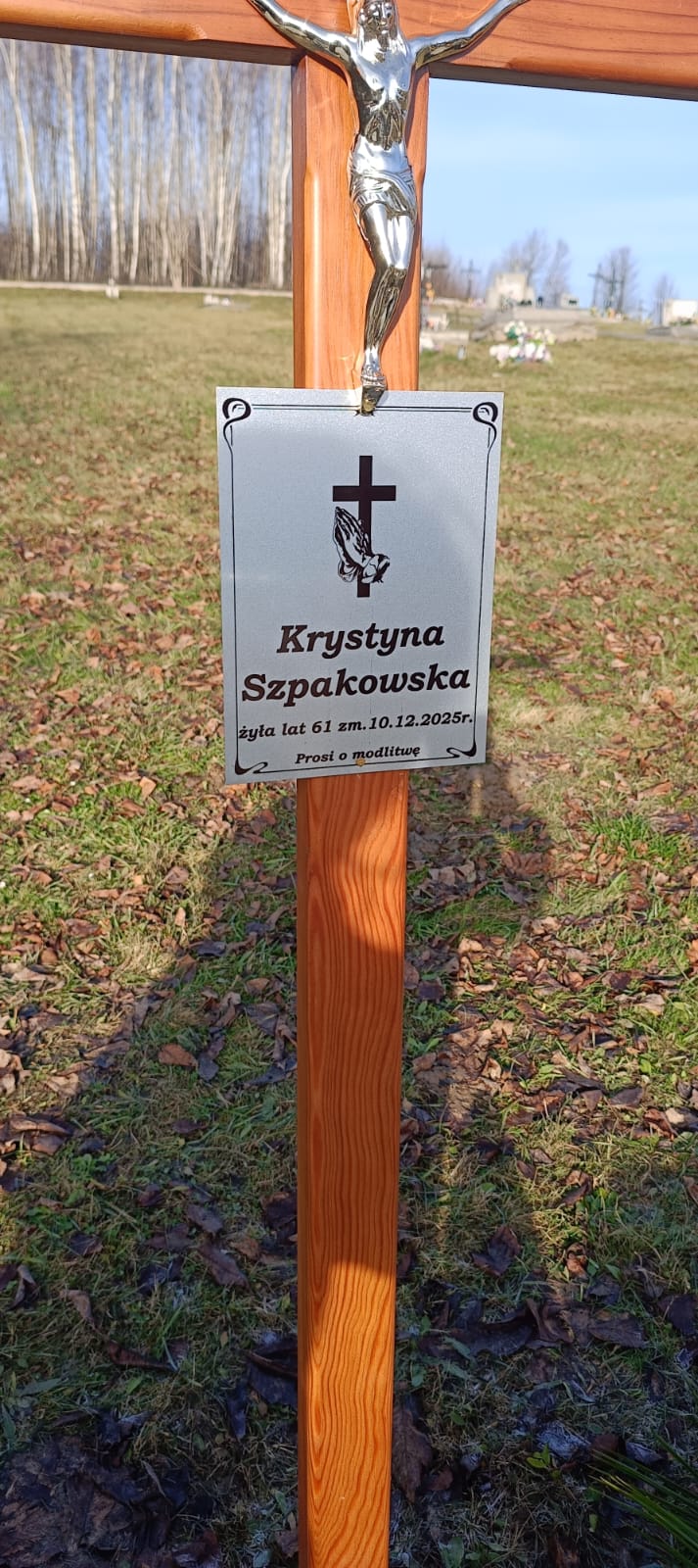 Grób Krystyna Szpakowska