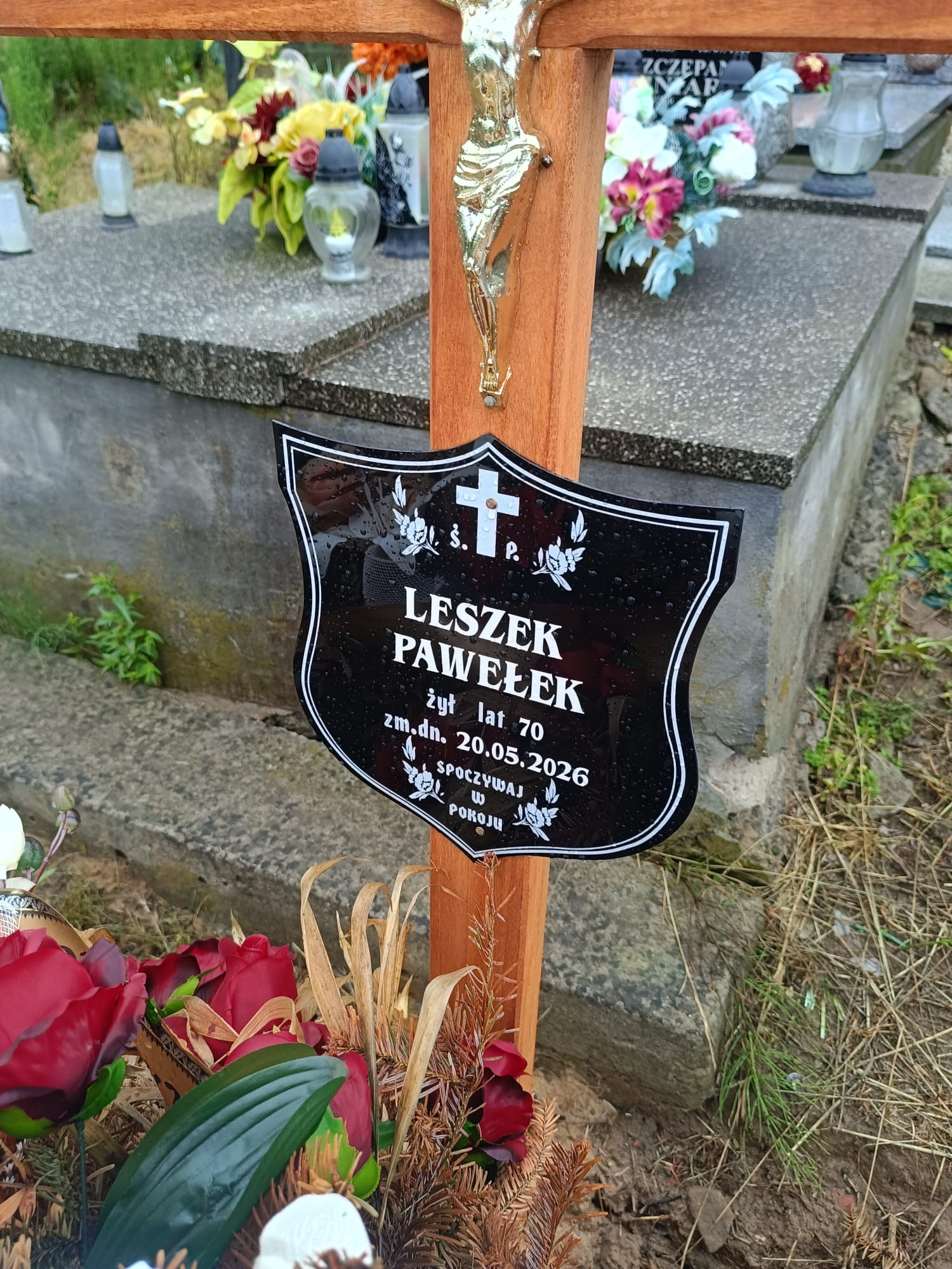 Grób Leszek Pawełek